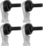 VGOL Pack of 4 M10 x 1.5 Right Thread Ball Joint Angle Joint Bearing Ball Joint Steel Galvanised Outer Joint Joint Head Ball Joint
