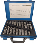Spiraalpuurimispesa metallist HSS-puurimispesa komplekt Metallist puurimispesa komplekt 170 tk Puurimispesa komplekt 1-10 mm HSS-G spiraalpuurimispesa DIN 338 Artikli nr 232170