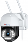 Ctronics 4K 8MP Outdoor Surveillance Camera, WiFi, 2.4GHz/5GHz Dual Band WiFi PTZ IP Camera Outdoor with Person/Vehicle Detection, Automatic Tracking, 355&deg;/90&deg; Swivel, Colour Night Vision, IP66