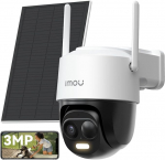 Imou 2K Solar Surveillance Camera Outdoor Battery with AI Person/Vehicle Detection, 360&deg; PTZ WLAN IP Camera Outdoor Wireless, Colour Night Vision, 2-Way Audio, Siren, Private Mode, IP65, Compatible