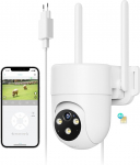 4G LTE v&auml;livalvekaamera SIM-kaardiga, 2K PTZ IP-kaamera ilma WLAN-&uuml;henduseta, v&auml;rvilise &ouml;&ouml;vaatega, AI isiku tuvastamise valvekaamera ja 2-suunaline heli, IP66 veekindel, must