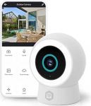 Nedis WIFICO14CWT | WLAN Smart Au&szlig;enkamera | 3MP 1296P | KI-Menschenerkennung | Bewegungsmelder | Dimmbarer LED-Strahler | Nachtsicht in Farbe | Zwei-Wege-Audio | IP65 wetterfest | Wei&szlig;