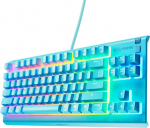 SteelSeries Apex 3 TKL Aqua RGB m&auml;nguklaviatuur - Kompaktne Tenkeyless vormifaktor - 8-tsooniline RGB valgustus - vee- ja tolmukindlus - sosinal vaiksed m&auml;nguklahvid - UK paigutus QWERTY