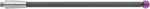 A-5003-9506 CMM-Sondennadel f&uuml;r M2-Gewinde, 3 mm, rote Kugel, 50 mm