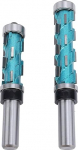 Trim Spiral Router Bit mit Doppel lager 1/2in Schaft 3/4in Schnitt durchmesser f&uuml;r M&ouml;bel Verarbeitung Handarbeit Schnitzen, um Finish Multifunktion ales Karbid Material zu