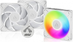 ARCTIC P14 Pro A-RGB (3 tk) - V&otilde;imas Premium PC ventilaator, 140 mm PWM korpuseventilaator, Y-kaabli jaotur, korpuseventilaator, 400-2500 RPM, 0 RPM