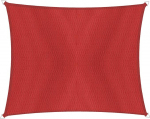 Windhager Sun Sail Cannes Wine Red Ristk&uuml;likukujuline kaetud pol&uuml;esterkangas 4 x 5 m 180 g/m&sup2; P&auml;ikesekaitse Patio UV- ja ilmastikukindel Tuule- ja veekindel
