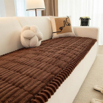 LINGKY diivanikatted, 1 2 3 4-kohaline libisemisvastane diivan Slipcovers Super pehme ja paks Corduroy diivanipadi katted diivanikaitsmed lemmikloomadele / lastele / koertele (pruun, 70x180cm)
