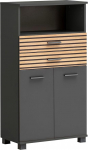 Schildmeyer Katta 158586 Highboard Antratsiit / Akustiline paneel v&auml;limus, 59,8 x 32,6 x 110,5 cm