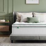 Novilla madratsitopper 120 x 200 cm, ultra pehme ja vastupidav - hingav madratsitopper, kohev 3D kate, masinpesu madratsikaitse, valge