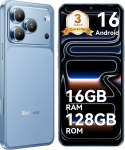 Blackview Wave 7C Smartphone Ohne leping, Android 16 Handy G&uuml;nstig, 16GB+128GB/2TB TF, KI 32MP+13MP, 6.56'' Handy, 4G Dual SIM Simlockfreie Handys/IP54/Gemini AI/3.5mm Jack/3 Slots/3 Jahre Garantie
