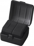 Reisiadapter - universaalne rahvusvaheline vooluadapter - 3 in 1 pistik - 220V (must)