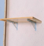 Klappbarer Tisch zur Wandmontage, platzsparender Computer-Esstisch mit Holz-/Eisen-Halterungen, 16 Gr&ouml;&szlig;enoptionen, stilvolles wei&szlig;es Finish f&uuml;r Zuhause und B&uuml;ro