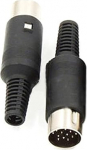 BODYA 2 x DIN isane 13-poolne isane inline audioadapteri kaabel isane must