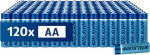 North Tech Extra Heavy Duty AA patareid - 120 tk I 1,5 V tsink-s&uuml;si patareid I M&auml;nguasjadele, puldile, &auml;ratuskellale, LED-tuledele ja termomeetritele | Tsink-s&uuml;si tehnoloogia