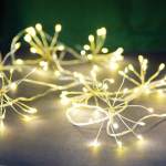 Talking Tables Allium Starburst Fairy Lights, akutoitega 2M LED String Lights Indoor Cluster Star Burst ilutulestik tuled j&otilde;uludeks, magamistoa kaunistused, pulmadeks