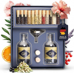 AMARI &reg; DIY Gin komplekt, kinkekomplekt koos botaanikatega, ideaalne koju v&otilde;i kingituseks, Gin degusteerimise kinkekarp, DIY kingiideed, Gin ehituskarp