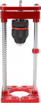 Hand Drill Holder, Drill Guide, Jig Mounting Stand, 35mm Hinge Hole Finder, Built-in V-shaped Slot for Woodworking Drilling