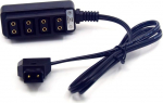 Raeisusp D-Tap pesa 4 port D-Tap toitejuhe ARRI RED kaameratele TILTA Steadicam IDX akule