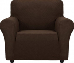 1 St&uuml;ck Stretch Sofabezug Jacquard Diivan Schonbezug (Kaffee, Stuhl)