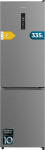 Cecotec No Frost Bolero CoolMarket Combi 335 L Kombineeritud k&uuml;lmik 335 roostevabast terasest E K&otilde;rgus 195,3 cm ja laius 59,5 cm Inverterkompressor, madal energiatarve, klaasist riiulid, sahtli jaoks