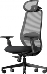 ProtoArc EC200 Ergonoomiline kontoritool, t&ouml;&ouml;laua tool reguleeritava k&otilde;rguse ja s&uuml;gavusega nimmepiirkonna toega, istme s&uuml;gavus, reguleeritav k&otilde;rgus, 3D peatugi, arvutitool kodukontori toolile, must