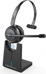 MONODEAL Bluetooth peakomplekt mikrofoniga, juhtmeta peakomplekt Stummschalttaste, peakomplekt Bluetooth V5.2 f&uuml;r PC B&uuml;ro Callcenter Zoom