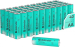 Defender PowerPulse leelispatareid AA (LR6) 1,5 V - karbis 40 kauakestvat leelispatareid majapidamises, m&auml;nguasjad, puldi, taskulambi ja elektroonika jaoks, 5-aastane s&auml;ilivusaeg (40, AA)