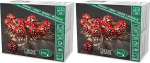 Konstsmide 3188-553 LED-dekoratiivsed ilutuled, v&auml;ikesed punased metallpallid, 10 sooja valget dioodi, akutoitega, siseruumides, l&auml;bipaistev kaabel, 3 x AA 1,5 V (v.a.) - 3188-553, punane (2 tk).