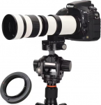 EF Lens JINTU 420-800 mm F8.3 Telephoto Lens Manual Focus Super Telezoom for Canon EOS Rebel T8i 4000D 2000D T7i T7 T6 T6s T6i T3i T2 1500D 1300D 1200D 850D 800D 750D 600D 56040d 24d 40d 5d
