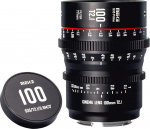 MEKE 100 mm T2.1 Super 35 Prime Manual Focus Cinema Lens for EF-Mount Cine Camera, Compatible with C200 C300 II, RED Komodo, BMPCC 6K, Z CAM E2-S6 BMPCC6K Pro