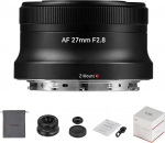 7artisans AutoFocus 27 mm F2.8 APS-C Frame Lens, F2.8 Large Aperture, Supports Automatic/Manual Aperture and Face/Eye Detection, Compatible with Nikon Z Mount Z50/Z30 (Black)