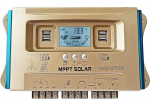 40A Tuule p&auml;ikeseenergia h&uuml;briidkontroller MPPT LCD Dual USB 12V 24V 36V 48V 60V aku laadimiskontroller