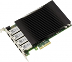 KALEA-INFORMATIQUE v&otilde;rgukontrolleri kaart 4 porti LAN Gigabit Ethernet RJ45 PCIe x4 porti Power Over Ethernet PoE+ 30W Intel I350 kiibistikuga