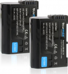 2 x Blumax aku &uuml;hildub Nikon EN-EL15 | 2000 mAh -| EN-EL15c EN-EL15b EN-EL15a jaoks /- Z8 Z7 II Z6 II Z5 Zf -/ D500 D800 D850 D7200 D7500-1 V1
