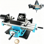 Hochgeschwindigkeits-Mini-Metallfr&auml;smaschine, 7000 U/min, 7-Stufen-Desktop-Holzperlendrehmaschine, Professionelle DIY-Bastelausr&uuml;stung F&uuml;r Die Pr&auml;zisionsteilebearbeitung Und Kreative Schmuckprojekte