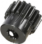 Modulaarne hammasratas, mootori hammasratas, 1 tk 32P 0.8 mooduli spiraalratas 13T 14T 15T 16T 17T 18T 19T 20T 21 hammasratas mustast terasest valmistatud 5 mm v&otilde;llile mootori spiraalratta koonusele (18T)