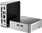 PELADN Mini PC, AMD Ryzen 4300U(bis zu 3.7GHz),8GB DDR4 RAM/256GB M.2 SSD, Mini Arvutid, WiFi6/BT5.3/Type-C/USB3.2/HD/4K Triple-Display/Gigabit Ethernet f&uuml;r Business & Heimkino