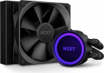 NZXT Kraken 120 vedelikjahuti - RL-KR120-B1 - AIO RGB protsessori vedelikjahuti - Vaikne ja t&otilde;hus - Vaikne t&ouml;&ouml; - Ring RGB LED-id - Aer P 120 mm jahutusventilaator (komplektis)