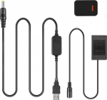 USB-kaabel EH-5 + EP-5C EP5C alalisvoolu&uuml;hendus EN-EL20 Dummy aku Nikon 1J1 1J2 1J3 1S1 1AW1 V3 Coolpix A Coolpix P1000 jaoks