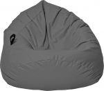 Millindabag Chestnut Teardrop-kujuline Beanbag lastele, teismelistele ja t&auml;iskasvanutele, Beanbag padi, sise- ja v&auml;litingimustes m&auml;ngimiseks, sobib m&auml;ngimiseks, eelt&auml;idetud istmepadi, p&otilde;randapadi (antratsiit, XL).