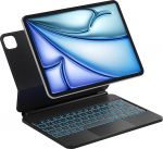 Inateck NeoMagic magnetiline klaviatuuri &uuml;mbris iPad Air 11 tolli M3/M2 (2025/2024), Air 5/4, Magic Keyboard iPad Pro 11 tolli 4/3/2/1, Cantilever Stand, 7-v&auml;rviline taustvalgustus, KB09119