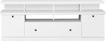 trendteam smart living - Baxter - TV-kapp - valge - TV-alus 2 ukse, 6 lahtise sektsiooniga ja &uuml;he klapiga - (B x K x S) 177 x 65 x 41 cm - koos lisaseadmega.