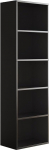 Vicco BOB BOB raamaturiiul must 40x132cm 5 riiuliga