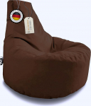 PATCH HOME Patchhome Gamer tugitool t&otilde;mblukuga, Lounge padi, istmepadi, istmepadi, istmepadi, sobib sise- ja v&auml;litingimustes kasutamiseks, valmis t&auml;idetud (l&auml;bim&otilde;&otilde;t 80 cm x k&otilde;rgus 90 cm, t&otilde;mblukuga, pruun).