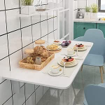 Klappbarer Arbeitstisch zur Wandmontage, for Zuhause, B&uuml;ro, Waschk&uuml;che, K&uuml;che, Esszimmer und Bar, kompakter Computertisch (120 x 40 cm)