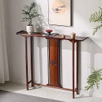 MTSYXYM Puidust konsoollaud sahtliga, kitsas konsoollaud puidust, vastupidav ja kandev, &uuml;mardatud pinnaga, laiendatud lauaplaadiga, sissep&auml;&auml;suks, esikusse, esikusse, eelruumi (80 x 20 x 100 cm)