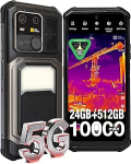 AGM G3 Pro v&auml;ljas kasutatav mobiiltelefon soojuskaameraga, 10000 mAh aku, IP68/IP69K veekindel, integreeritud matkalamp, vastupidav mobiiltelefon, 116 dB k&otilde;lar, 12 GB + 512 GB, 6,72 tolli FHD+