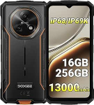DOOGEE Fire 7 V&auml;limaa mobiiltelefon 5G, 13000 mAh aku, 16GB + 256GB/2TB, Android 15 nutitelefon ilma lepinguta, 64MP kaamera, 6,6-tolline 90Hz, IP69K ehitusplatsi mobiiltelefon NFC/GPS-iga