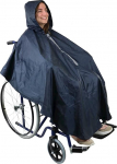 KMINA - Vihmamantel ratastooli t&auml;iskasvanutele (termiline vooder), ratastooli tekk veekindel t&otilde;mblukuga, vihmaponcho kapuutsiga ratastoolile, tekk ratastooli kasutajatele koos kapuutsiga
